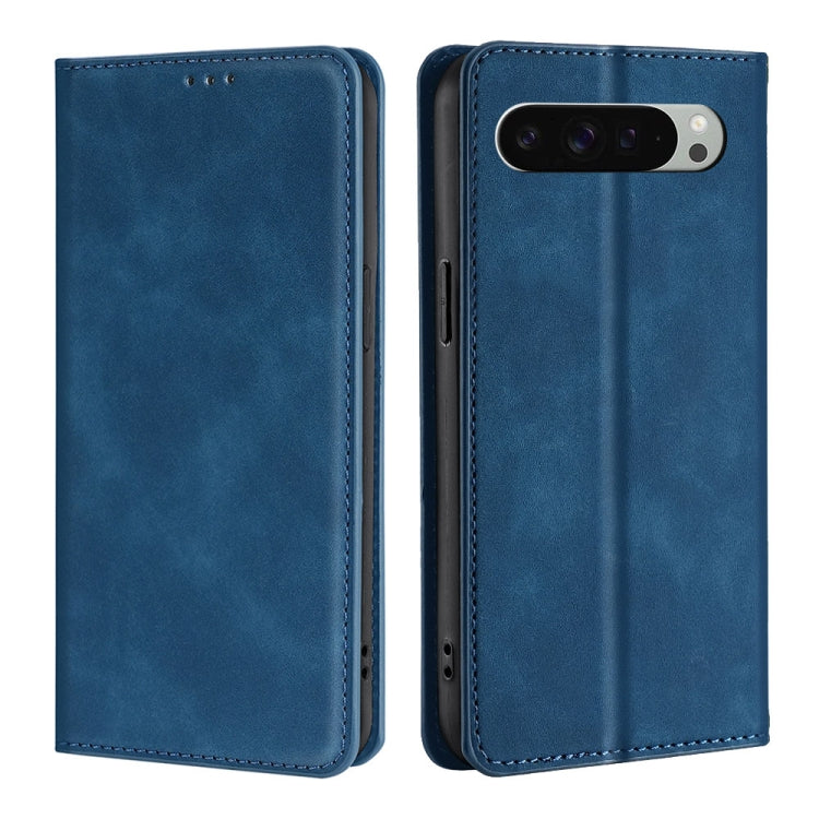 Skin Feel Magnetic Leather Phone Case, For Google Pixel 10a, For Google Pixel 9 Pro XL, For Google Pixel 9, For Google Pixel 8a