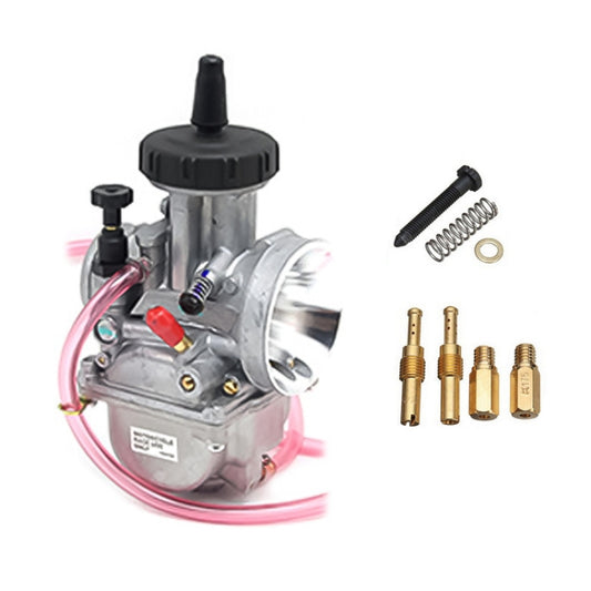 Carburateur universel pour moto, compatible avec les modèles PWK33mm, PWK34mm, PWK35mm, PWK36mm, PWK38mm, PWK40mm et PWK42mm.