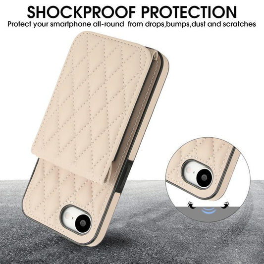 YM015 Crossbody Rhombic Card Bag RFID Phone Case, For iPhone 16e / 17e, For iPhone 17 Pro Max, For iPhone 17 Pro, For iPhone 17, For iPhone Air, For iPhone 16 Pro Max, For iPhone 16 Pro, For iPhone 16 Plus, For iPhone 16, For iPhone 15 Pro Max         ...