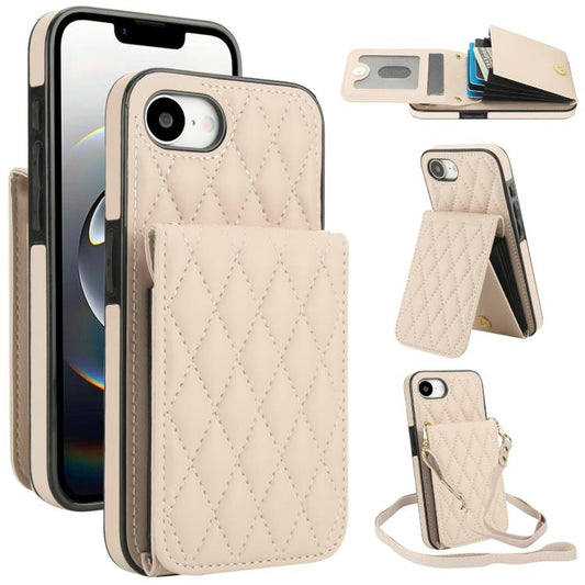 YM015 Crossbody Rhombic Card Bag RFID Phone Case, For iPhone 16e / 17e, For iPhone 17 Pro Max, For iPhone 17 Pro, For iPhone 17, For iPhone Air, For iPhone 16 Pro Max, For iPhone 16 Pro, For iPhone 16 Plus, For iPhone 16, For iPhone 15 Pro Max         ...