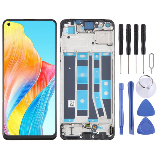 OLED LCD Screen Digitizer Full Assembly with Frame, For OPPO A78 4G CPH2565, For OPPO Reno8 Z 5G, For OPPO Reno8 4G, For OPPO Reno8 Lite 5G, For OPPO Reno8 5G, For OPPO F21 Pro 5G, For OPPO F21 Pro, For OPPO Reno7 Lite, For OPPO Reno7 4G               ...