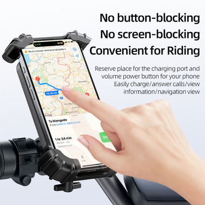 ROCK PRH1004 Cycling Phone Holder, Handlebar Style, Rearview Mirror Style