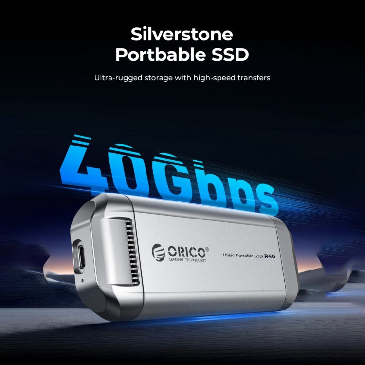 ORICO R40-2T 2TB 40Gbps Racing Car-Inspired Portable SSD Enclosure, R40-2T