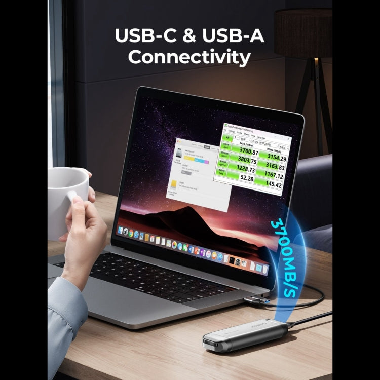 ORICO R40-2T 2TB 40Gbps Racing Car-Inspired Portable SSD Enclosure, R40-2T