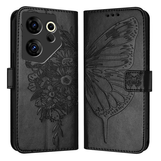 Embossed Butterfly Leather Phone Case, For Tecno Camon 20 Premier 5G, For Tecno Camon 20 Pro 5G, For Tecno Camon 20 / 20 Pro 4G, For Tecno Spark Go 2023/Pop 7/Pop 7 Pro, For Tecno Spark 9, For Tecno Pop 5c / Itel A23 Pro/A17                            ...