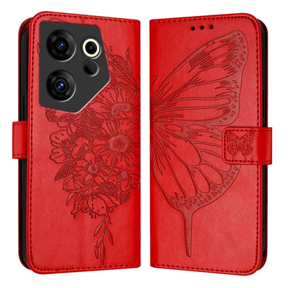 Embossed Butterfly Leather Phone Case, For Tecno Camon 20 Premier 5G, For Tecno Camon 20 Pro 5G, For Tecno Camon 20 / 20 Pro 4G, For Tecno Spark Go 2023/Pop 7/Pop 7 Pro, For Tecno Spark 9, For Tecno Pop 5c / Itel A23 Pro/A17                            ...