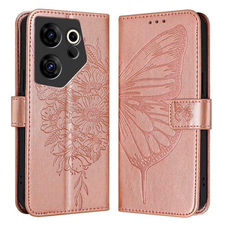 Embossed Butterfly Leather Phone Case, For Tecno Camon 20 Premier 5G, For Tecno Camon 20 Pro 5G, For Tecno Camon 20 / 20 Pro 4G, For Tecno Spark Go 2023/Pop 7/Pop 7 Pro, For Tecno Spark 9, For Tecno Pop 5c / Itel A23 Pro/A17                            ...