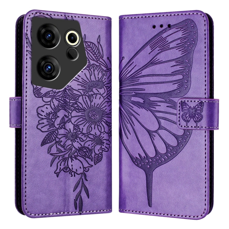 Embossed Butterfly Leather Phone Case, For Tecno Camon 20 Premier 5G, For Tecno Camon 20 Pro 5G, For Tecno Camon 20 / 20 Pro 4G, For Tecno Spark Go 2023/Pop 7/Pop 7 Pro, For Tecno Spark 9, For Tecno Pop 5c / Itel A23 Pro/A17                            ...