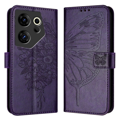 Embossed Butterfly Leather Phone Case, For Tecno Camon 20 Premier 5G, For Tecno Camon 20 Pro 5G, For Tecno Camon 20 / 20 Pro 4G, For Tecno Spark Go 2023/Pop 7/Pop 7 Pro, For Tecno Spark 9, For Tecno Pop 5c / Itel A23 Pro/A17                            ...
