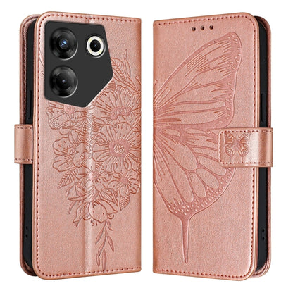 Embossed Butterfly Leather Phone Case, For Tecno Camon 20 Premier 5G, For Tecno Camon 20 Pro 5G, For Tecno Camon 20 / 20 Pro 4G, For Tecno Spark Go 2023/Pop 7/Pop 7 Pro, For Tecno Spark 9, For Tecno Pop 5c / Itel A23 Pro/A17                            ...