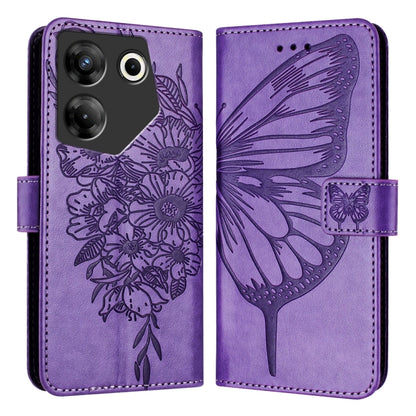 Embossed Butterfly Leather Phone Case, For Tecno Camon 20 Premier 5G, For Tecno Camon 20 Pro 5G, For Tecno Camon 20 / 20 Pro 4G, For Tecno Spark Go 2023/Pop 7/Pop 7 Pro, For Tecno Spark 9, For Tecno Pop 5c / Itel A23 Pro/A17                            ...