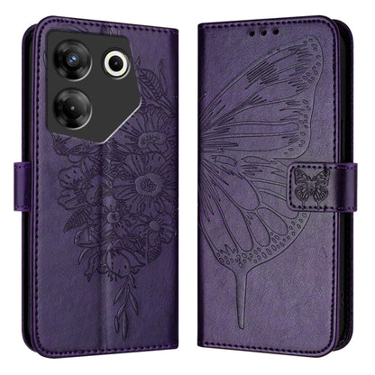 Embossed Butterfly Leather Phone Case, For Tecno Camon 20 Premier 5G, For Tecno Camon 20 Pro 5G, For Tecno Camon 20 / 20 Pro 4G, For Tecno Spark Go 2023/Pop 7/Pop 7 Pro, For Tecno Spark 9, For Tecno Pop 5c / Itel A23 Pro/A17                            ...