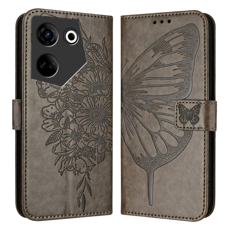 Embossed Butterfly Leather Phone Case, For Tecno Camon 20 Premier 5G, For Tecno Camon 20 Pro 5G, For Tecno Camon 20 / 20 Pro 4G, For Tecno Spark Go 2023/Pop 7/Pop 7 Pro, For Tecno Spark 9, For Tecno Pop 5c / Itel A23 Pro/A17                            ...