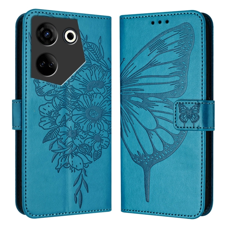 Embossed Butterfly Leather Phone Case, For Tecno Camon 20 Premier 5G, For Tecno Camon 20 Pro 5G, For Tecno Camon 20 / 20 Pro 4G, For Tecno Spark Go 2023/Pop 7/Pop 7 Pro, For Tecno Spark 9, For Tecno Pop 5c / Itel A23 Pro/A17                            ...