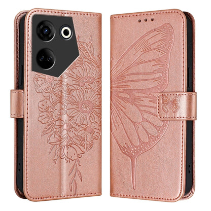 Embossed Butterfly Leather Phone Case, For Tecno Camon 20 Premier 5G, For Tecno Camon 20 Pro 5G, For Tecno Camon 20 / 20 Pro 4G, For Tecno Spark Go 2023/Pop 7/Pop 7 Pro, For Tecno Spark 9, For Tecno Pop 5c / Itel A23 Pro/A17                            ...