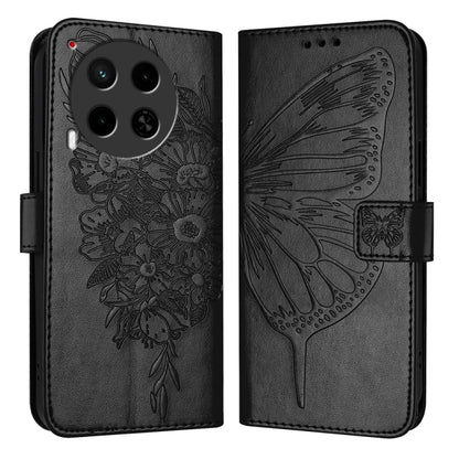 Embossed Butterfly Leather Phone Case, For Tecno Pova 6 5G, For Tecno Pova 6, For Tecno Camon 30 Pro, For Tecno Camon 30 4G / 5G, For Tecno Pova 6 Pro, For Tecno Spark 20 Pro+, For Tecno Spark 20 Pro, For Tecno Spark Go 2024 / Spark 20C                ...