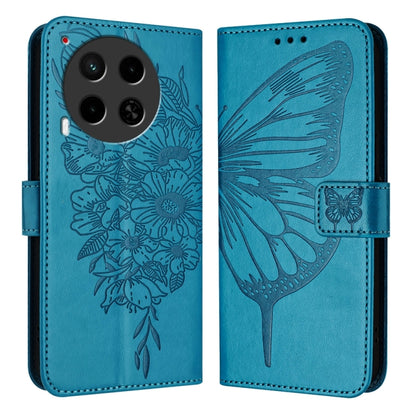 Embossed Butterfly Leather Phone Case, For Tecno Pova 6 5G, For Tecno Pova 6, For Tecno Camon 30 Pro, For Tecno Camon 30 4G / 5G, For Tecno Pova 6 Pro, For Tecno Spark 20 Pro+, For Tecno Spark 20 Pro, For Tecno Spark Go 2024 / Spark 20C                ...