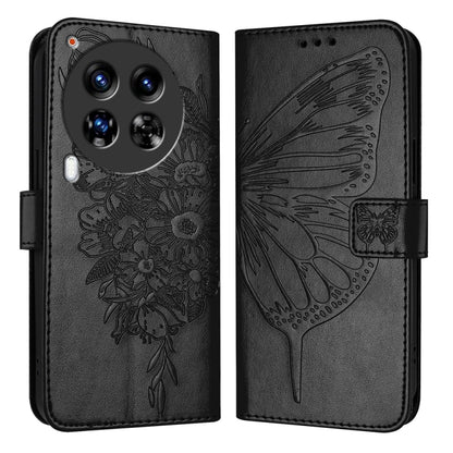 Embossed Butterfly Leather Phone Case, For Tecno Camon 50 4G, For Tenco Pova Slirm / Spark Slirm, For Tecno Camon 40 Pro 4G, For Tecno Camon 40 Premier, For Tecno Camon 40 4G, For Tecno Spark 30 5G / Pova 6 Neo 5G, For Tecno Spark 30 5G / 6 Neo 5G     ...