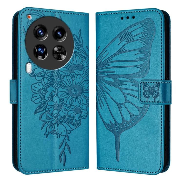 Embossed Butterfly Leather Phone Case, For Tecno Camon 50 4G, For Tenco Pova Slirm / Spark Slirm, For Tecno Camon 40 Pro 4G, For Tecno Camon 40 Premier, For Tecno Camon 40 4G, For Tecno Spark 30 5G / Pova 6 Neo 5G, For Tecno Spark 30 5G / 6 Neo 5G     ...