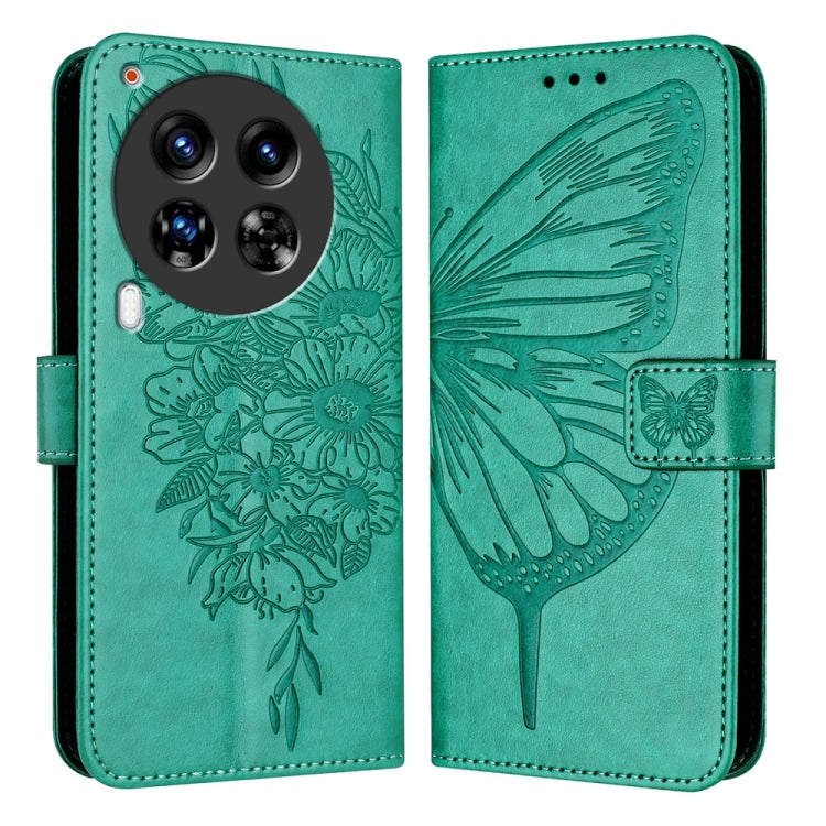 Embossed Butterfly Leather Phone Case, For Tecno Camon 50 4G, For Tenco Pova Slirm / Spark Slirm, For Tecno Camon 40 Pro 4G, For Tecno Camon 40 Premier, For Tecno Camon 40 4G, For Tecno Spark 30 5G / Pova 6 Neo 5G, For Tecno Spark 30 5G / 6 Neo 5G     ...