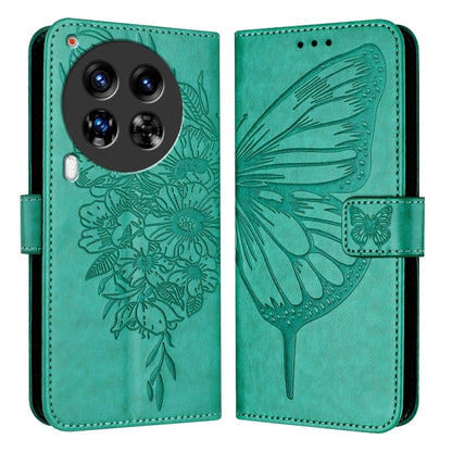 Embossed Butterfly Leather Phone Case, For Tecno Camon 50 4G, For Tenco Pova Slirm / Spark Slirm, For Tecno Camon 40 Pro 4G, For Tecno Camon 40 Premier, For Tecno Camon 40 4G, For Tecno Spark 30 5G / Pova 6 Neo 5G, For Tecno Spark 30 5G / 6 Neo 5G     ...