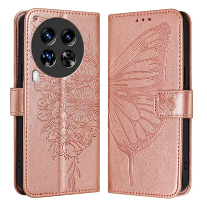 Embossed Butterfly Leather Phone Case, For Tecno Camon 50 4G, For Tenco Pova Slirm / Spark Slirm, For Tecno Camon 40 Pro 4G, For Tecno Camon 40 Premier, For Tecno Camon 40 4G, For Tecno Spark 30 5G / Pova 6 Neo 5G, For Tecno Spark 30 5G / 6 Neo 5G     ...
