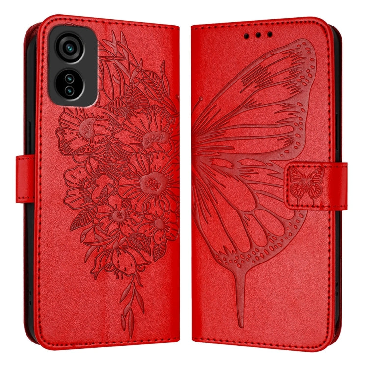 Embossed Butterfly Leather Phone Case, For Tecno Camon 50 4G, For Tenco Pova Slirm / Spark Slirm, For Tecno Camon 40 Pro 4G, For Tecno Camon 40 Premier, For Tecno Camon 40 4G, For Tecno Spark 30 5G / Pova 6 Neo 5G, For Tecno Spark 30 5G / 6 Neo 5G     ...