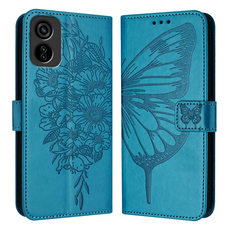Embossed Butterfly Leather Phone Case, For Tecno Camon 50 4G, For Tenco Pova Slirm / Spark Slirm, For Tecno Camon 40 Pro 4G, For Tecno Camon 40 Premier, For Tecno Camon 40 4G, For Tecno Spark 30 5G / Pova 6 Neo 5G, For Tecno Spark 30 5G / 6 Neo 5G     ...