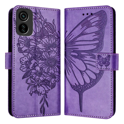 Embossed Butterfly Leather Phone Case, For Tecno Camon 50 4G, For Tenco Pova Slirm / Spark Slirm, For Tecno Camon 40 Pro 4G, For Tecno Camon 40 Premier, For Tecno Camon 40 4G, For Tecno Spark 30 5G / Pova 6 Neo 5G, For Tecno Spark 30 5G / 6 Neo 5G     ...