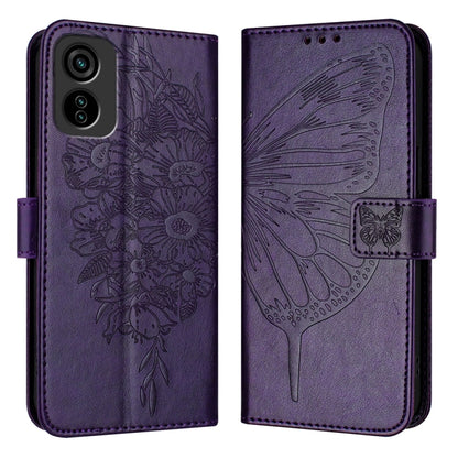 Embossed Butterfly Leather Phone Case, For Tecno Camon 50 4G, For Tenco Pova Slirm / Spark Slirm, For Tecno Camon 40 Pro 4G, For Tecno Camon 40 Premier, For Tecno Camon 40 4G, For Tecno Spark 30 5G / Pova 6 Neo 5G, For Tecno Spark 30 5G / 6 Neo 5G     ...