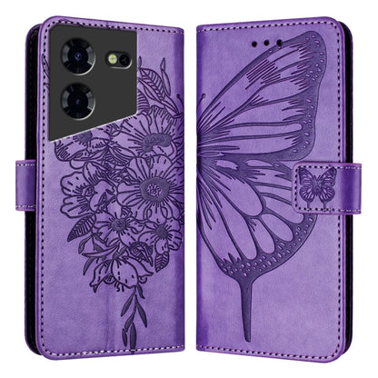 Embossed Butterfly Leather Phone Case, For Tecno Pova 6 5G, For Tecno Pova 6, For Tecno Camon 30 Pro, For Tecno Camon 30 4G / 5G, For Tecno Pova 6 Pro, For Tecno Spark 20 Pro+, For Tecno Spark 20 Pro, For Tecno Spark Go 2024 / Spark 20C                ...