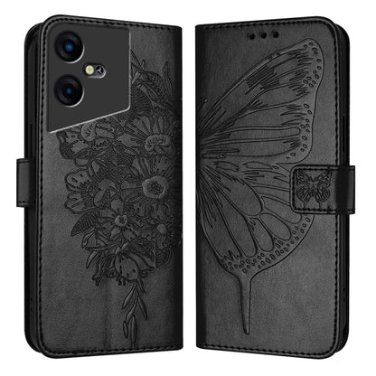 Embossed Butterfly Leather Phone Case, For Tecno Pova 6 5G, For Tecno Pova 6, For Tecno Camon 30 Pro, For Tecno Camon 30 4G / 5G, For Tecno Pova 6 Pro, For Tecno Spark 20 Pro+, For Tecno Spark 20 Pro, For Tecno Spark Go 2024 / Spark 20C                ...