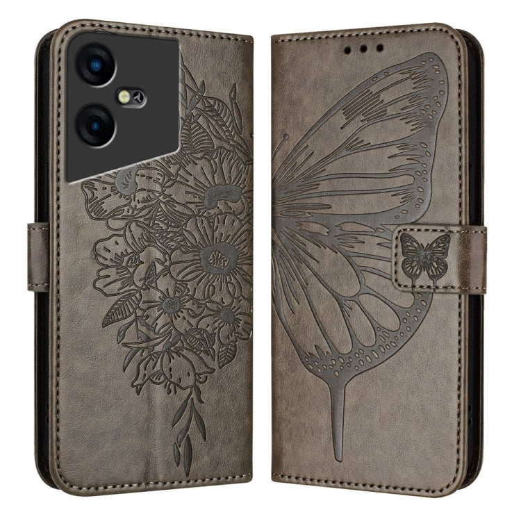 Embossed Butterfly Leather Phone Case, For Tecno Pova 6 5G, For Tecno Pova 6, For Tecno Camon 30 Pro, For Tecno Camon 30 4G / 5G, For Tecno Pova 6 Pro, For Tecno Spark 20 Pro+, For Tecno Spark 20 Pro, For Tecno Spark Go 2024 / Spark 20C                ...