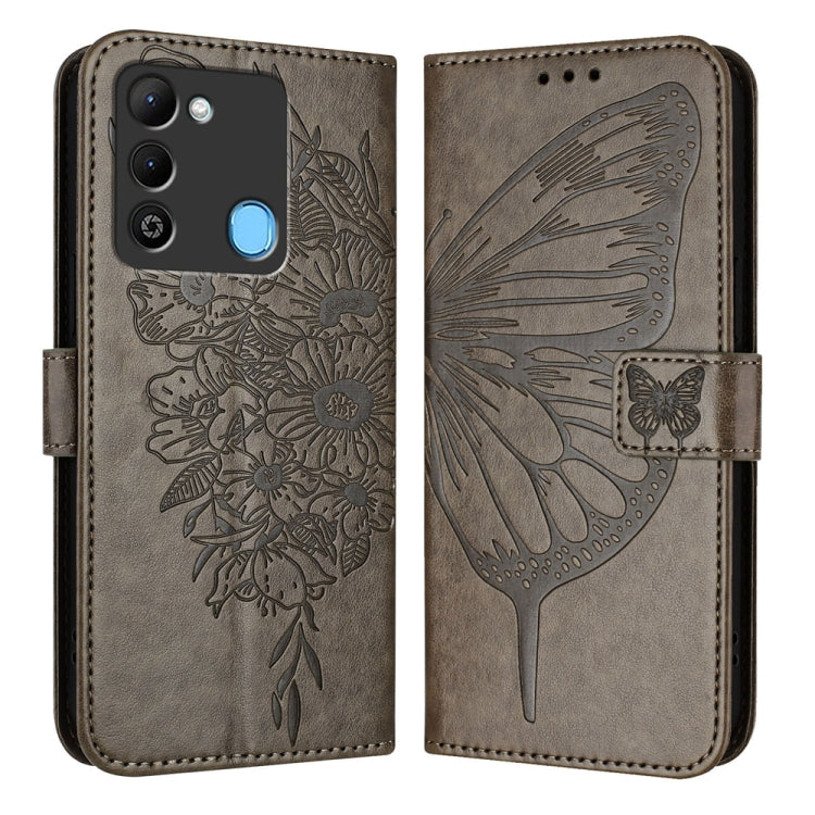 Embossed Butterfly Leather Phone Case, For Tecno Camon 20 Premier 5G, For Tecno Camon 20 Pro 5G, For Tecno Camon 20 / 20 Pro 4G, For Tecno Spark Go 2023/Pop 7/Pop 7 Pro, For Tecno Spark 9, For Tecno Pop 5c / Itel A23 Pro/A17                            ...