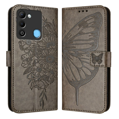 Embossed Butterfly Leather Phone Case, For Tecno Camon 20 Premier 5G, For Tecno Camon 20 Pro 5G, For Tecno Camon 20 / 20 Pro 4G, For Tecno Spark Go 2023/Pop 7/Pop 7 Pro, For Tecno Spark 9, For Tecno Pop 5c / Itel A23 Pro/A17                            ...