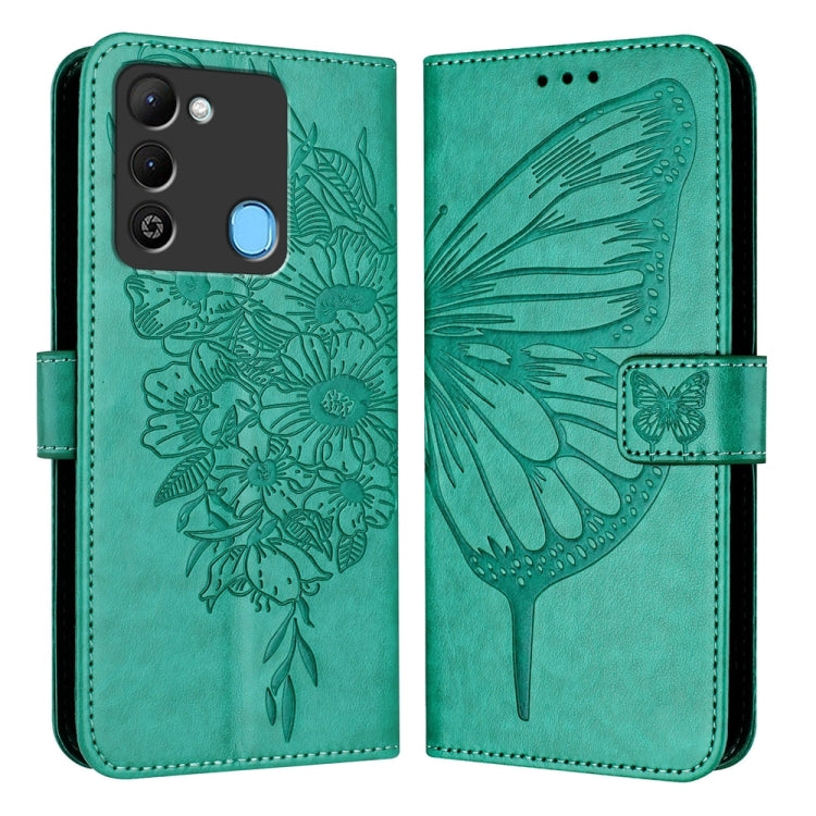 Embossed Butterfly Leather Phone Case, For Tecno Camon 20 Premier 5G, For Tecno Camon 20 Pro 5G, For Tecno Camon 20 / 20 Pro 4G, For Tecno Spark Go 2023/Pop 7/Pop 7 Pro, For Tecno Spark 9, For Tecno Pop 5c / Itel A23 Pro/A17                            ...