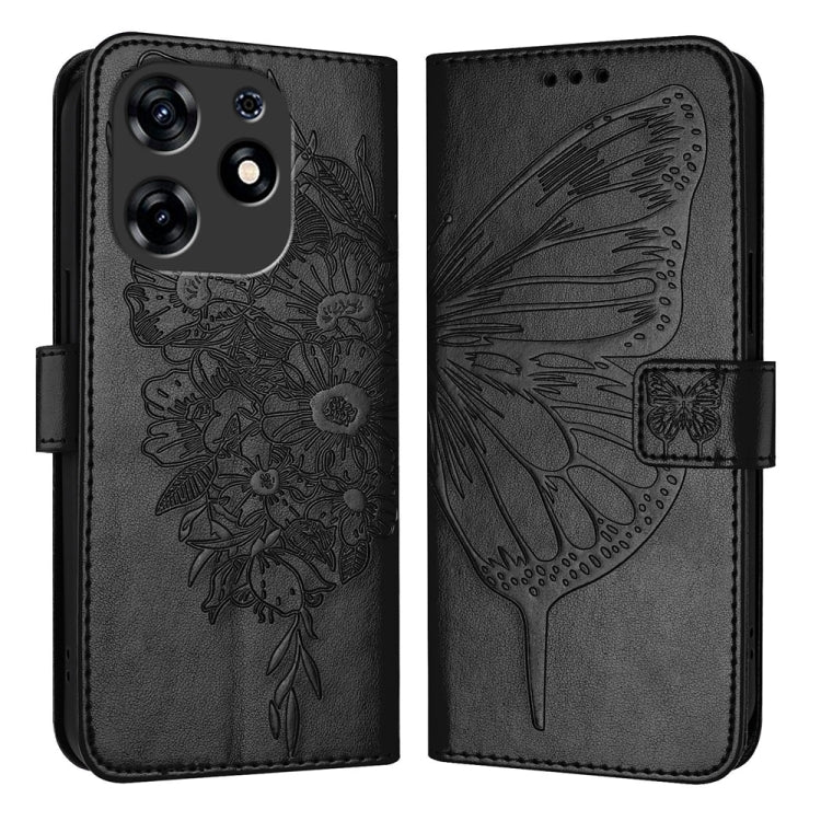 Embossed Butterfly Leather Phone Case, For Tecno Camon 50 4G, For Tenco Pova Slirm / Spark Slirm, For Tecno Camon 40 Pro 4G, For Tecno Camon 40 Premier, For Tecno Camon 40 4G, For Tecno Spark 30 5G / Pova 6 Neo 5G, For Tecno Spark 30 5G / 6 Neo 5G     ...
