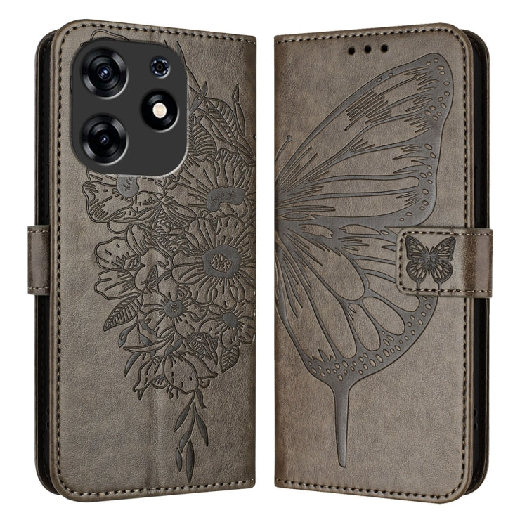 Embossed Butterfly Leather Phone Case, For Tecno Camon 50 4G, For Tenco Pova Slirm / Spark Slirm, For Tecno Camon 40 Pro 4G, For Tecno Camon 40 Premier, For Tecno Camon 40 4G, For Tecno Spark 30 5G / Pova 6 Neo 5G, For Tecno Spark 30 5G / 6 Neo 5G     ...