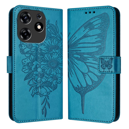 Embossed Butterfly Leather Phone Case, For Tecno Camon 50 4G, For Tenco Pova Slirm / Spark Slirm, For Tecno Camon 40 Pro 4G, For Tecno Camon 40 Premier, For Tecno Camon 40 4G, For Tecno Spark 30 5G / Pova 6 Neo 5G, For Tecno Spark 30 5G / 6 Neo 5G     ...