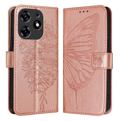 Embossed Butterfly Leather Phone Case, For Tecno Camon 50 4G, For Tenco Pova Slirm / Spark Slirm, For Tecno Camon 40 Pro 4G, For Tecno Camon 40 Premier, For Tecno Camon 40 4G, For Tecno Spark 30 5G / Pova 6 Neo 5G, For Tecno Spark 30 5G / 6 Neo 5G     ...