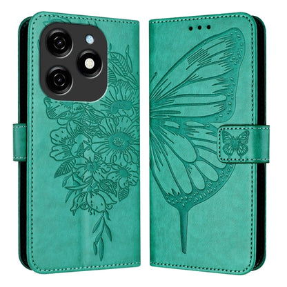 Embossed Butterfly Leather Phone Case, For Tecno Pova 6 5G, For Tecno Pova 6, For Tecno Camon 30 Pro, For Tecno Camon 30 4G / 5G, For Tecno Pova 6 Pro, For Tecno Spark 20 Pro+, For Tecno Spark 20 Pro, For Tecno Spark Go 2024 / Spark 20C                ...