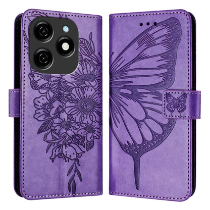 Embossed Butterfly Leather Phone Case, For Tecno Pova 6 5G, For Tecno Pova 6, For Tecno Camon 30 Pro, For Tecno Camon 30 4G / 5G, For Tecno Pova 6 Pro, For Tecno Spark 20 Pro+, For Tecno Spark 20 Pro, For Tecno Spark Go 2024 / Spark 20C                ...