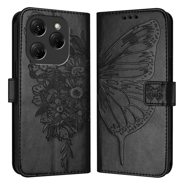 Embossed Butterfly Leather Phone Case, For Tecno Pova 6 5G, For Tecno Pova 6, For Tecno Camon 30 Pro, For Tecno Camon 30 4G / 5G, For Tecno Pova 6 Pro, For Tecno Spark 20 Pro+, For Tecno Spark 20 Pro, For Tecno Spark Go 2024 / Spark 20C                ...