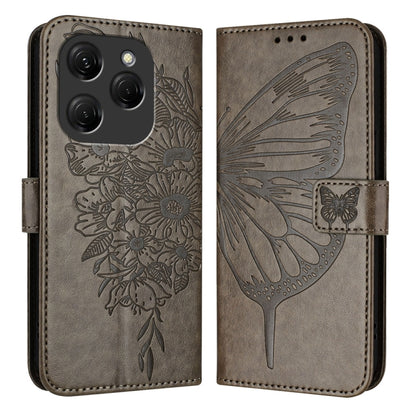 Embossed Butterfly Leather Phone Case, For Tecno Pova 6 5G, For Tecno Pova 6, For Tecno Camon 30 Pro, For Tecno Camon 30 4G / 5G, For Tecno Pova 6 Pro, For Tecno Spark 20 Pro+, For Tecno Spark 20 Pro, For Tecno Spark Go 2024 / Spark 20C                ...