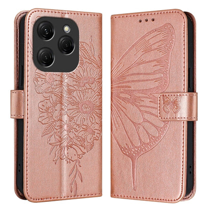 Embossed Butterfly Leather Phone Case, For Tecno Pova 6 5G, For Tecno Pova 6, For Tecno Camon 30 Pro, For Tecno Camon 30 4G / 5G, For Tecno Pova 6 Pro, For Tecno Spark 20 Pro+, For Tecno Spark 20 Pro, For Tecno Spark Go 2024 / Spark 20C                ...
