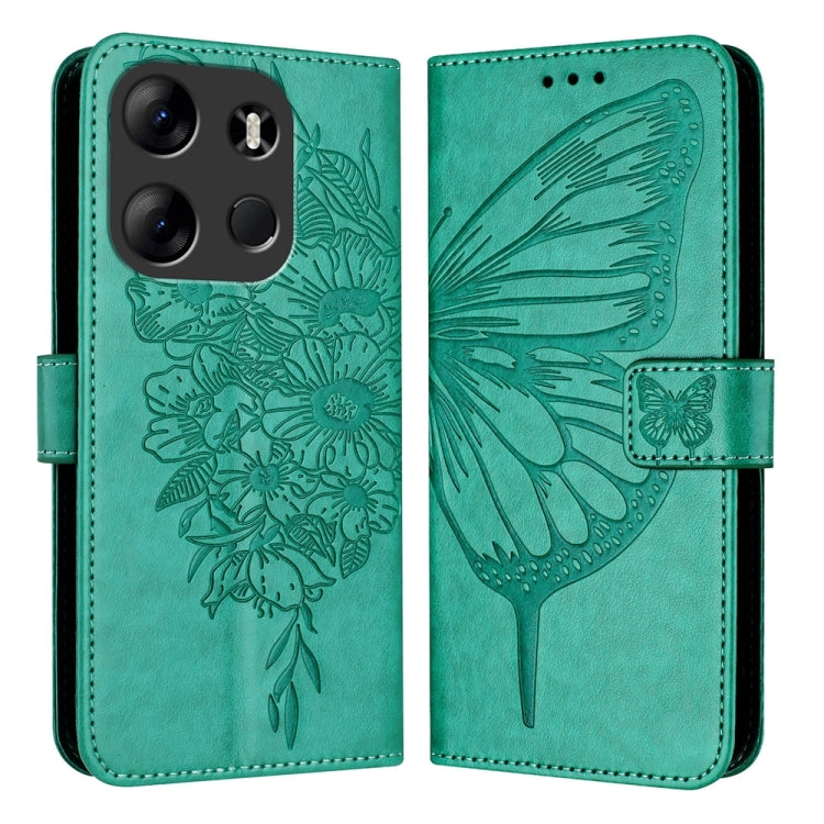 Embossed Butterfly Leather Phone Case, For Tecno Camon 20 Premier 5G, For Tecno Camon 20 Pro 5G, For Tecno Camon 20 / 20 Pro 4G, For Tecno Spark Go 2023/Pop 7/Pop 7 Pro, For Tecno Spark 9, For Tecno Pop 5c / Itel A23 Pro/A17                            ...