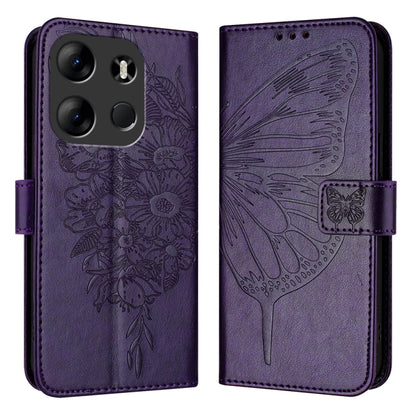 Embossed Butterfly Leather Phone Case, For Tecno Camon 20 Premier 5G, For Tecno Camon 20 Pro 5G, For Tecno Camon 20 / 20 Pro 4G, For Tecno Spark Go 2023/Pop 7/Pop 7 Pro, For Tecno Spark 9, For Tecno Pop 5c / Itel A23 Pro/A17                            ...