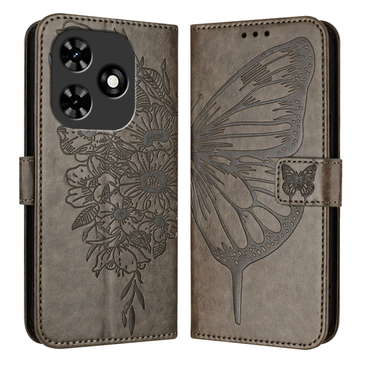 Embossed Butterfly Leather Phone Case, For Tecno Pova 6 5G, For Tecno Pova 6, For Tecno Camon 30 Pro, For Tecno Camon 30 4G / 5G, For Tecno Pova 6 Pro, For Tecno Spark 20 Pro+, For Tecno Spark 20 Pro, For Tecno Spark Go 2024 / Spark 20C                ...