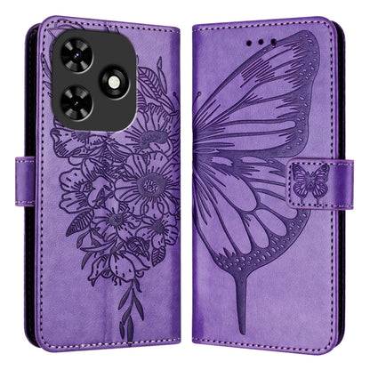 Embossed Butterfly Leather Phone Case, For Tecno Pova 6 5G, For Tecno Pova 6, For Tecno Camon 30 Pro, For Tecno Camon 30 4G / 5G, For Tecno Pova 6 Pro, For Tecno Spark 20 Pro+, For Tecno Spark 20 Pro, For Tecno Spark Go 2024 / Spark 20C                ...