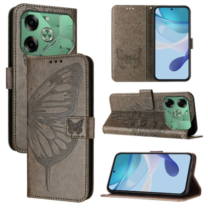Embossed Butterfly Leather Phone Case, For Tecno Pova 6 5G, For Tecno Pova 6, For Tecno Camon 30 Pro, For Tecno Camon 30 4G / 5G, For Tecno Pova 6 Pro, For Tecno Spark 20 Pro+, For Tecno Spark 20 Pro, For Tecno Spark Go 2024 / Spark 20C                ...